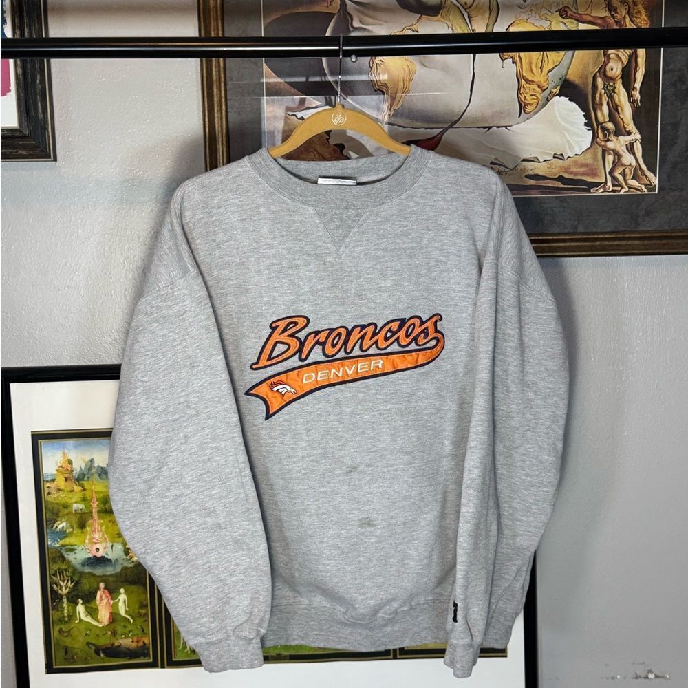 Vintage Denver Broncos Puma Crewneck Sweatshirt